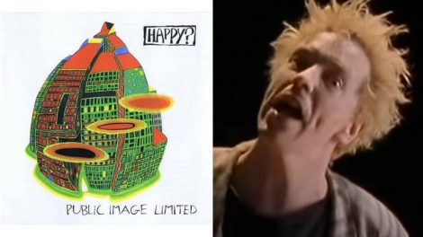 Capa de Happy e John Lydon no clipe de Seattle