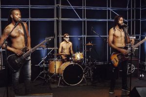 Black Pantera no estúdio Showlivre (Reprodução)