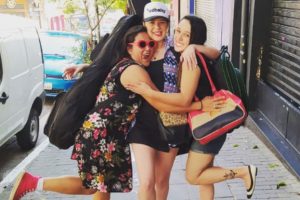 As integrantes da banda Time Bomb Girls (Reprodução)