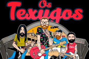 Arte da banda Os Texugos (Divulgação)