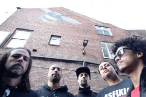 Marcelo, Rodrigo, Kaneda, Leonardo e Rafael, do Asfixia Social (Divulgação)