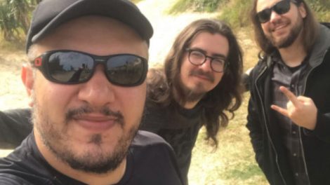 Celso Costa, Juliano Ribeiro e Henrique Bertol, da banda Bad Bebop