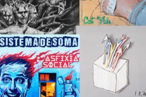 Detalhes das capas de álbuns de 2020 (Reprodução)