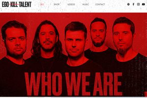A banda Ego Kill Talent (Reprodução Site Oficial)