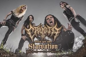 Frame do lyric video de Starvation (Reprodução Youtube)