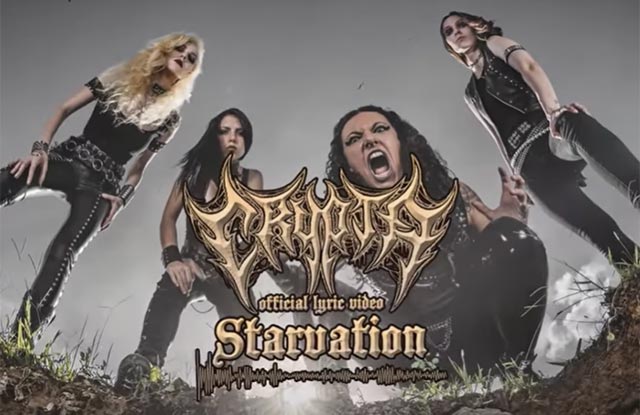Frame do lyric video de Starvation (Reprodução Youtube)
